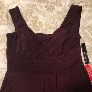 Brand new R&M Richards wine long formal gown